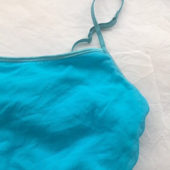 NWT COSABELLA Soirée Sheer Spaghetti Strap Cami Sly Blue Size L - Picture 3 of 9